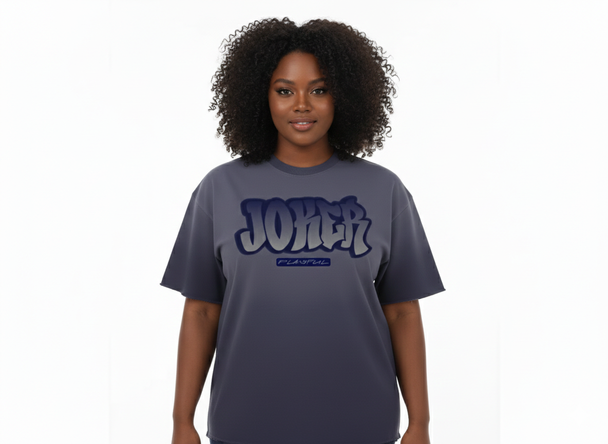 Sun Fade Raw Edge T-Shirt