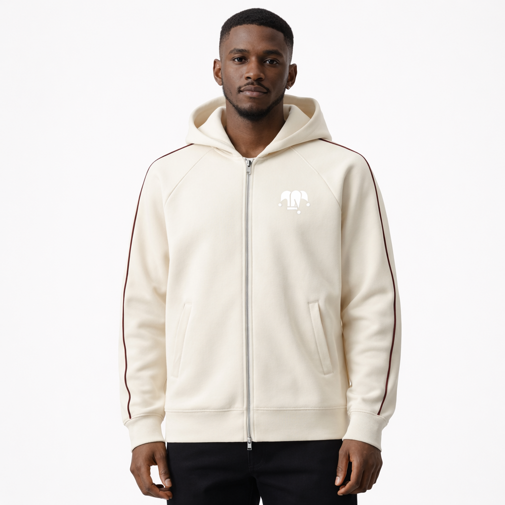 Heavyweight Raglan Sleeve Zip Hoodie