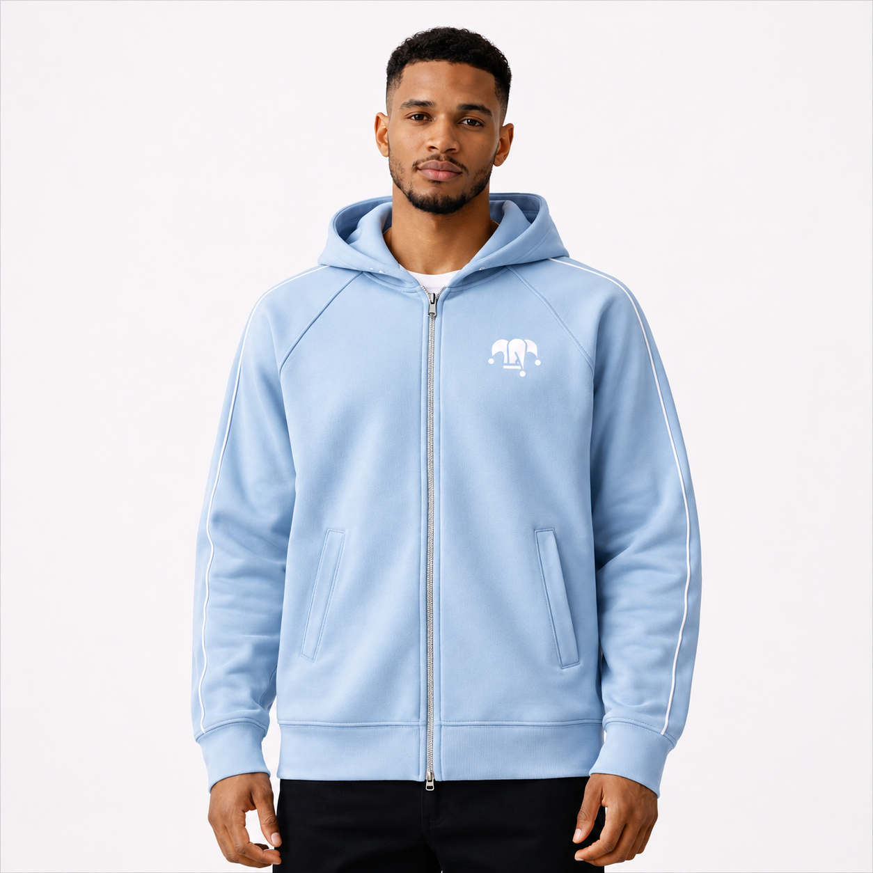 Heavyweight Raglan Sleeve Zip Hoodie