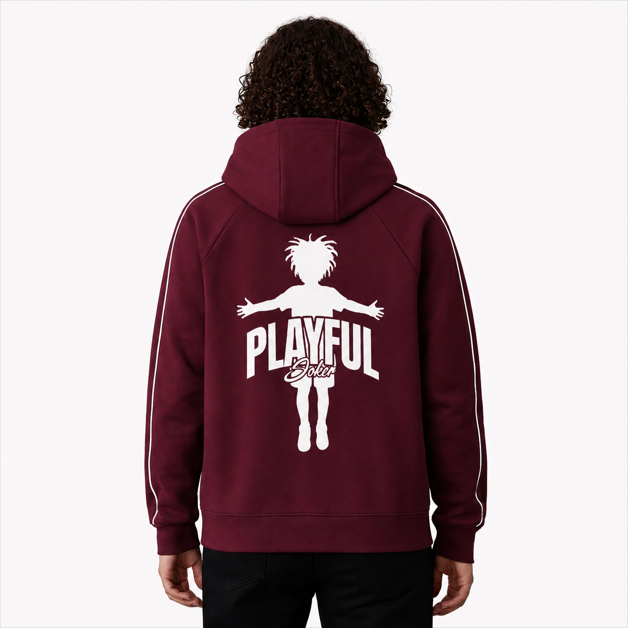 Heavyweight Raglan Sleeve Zip Hoodie