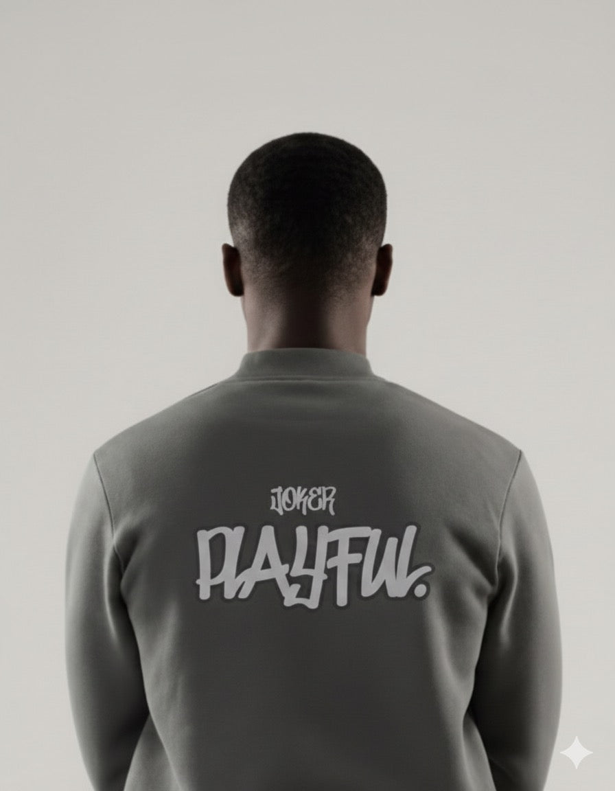 Essential Zip-Up Fleeced Varsity Jacket