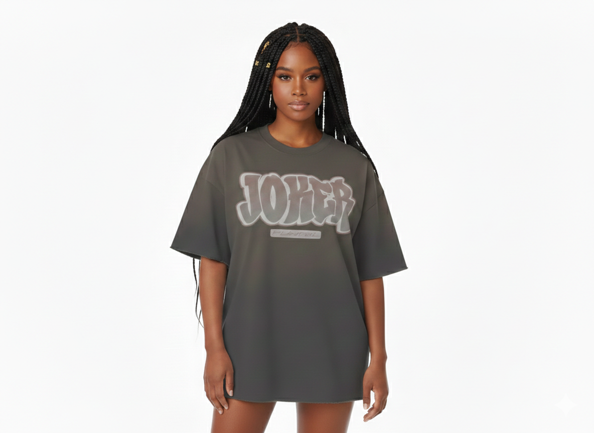 Sun Fade Raw Edge T-Shirt