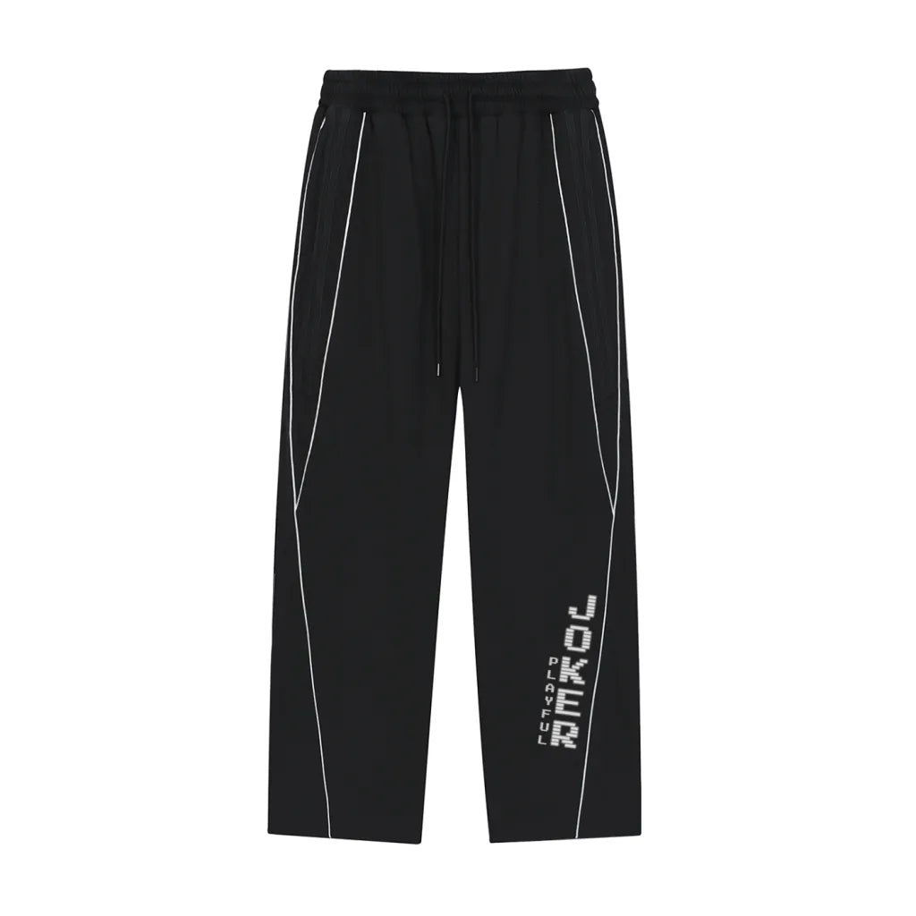 Reflection Striped Straight-Leg Sweatpants