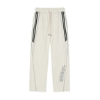Reflection Striped Straight-Leg Sweatpants