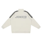 Reflection Striped Raglan Sleeve  Jacket