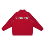 Reflection Striped Raglan Sleeve  Jacket