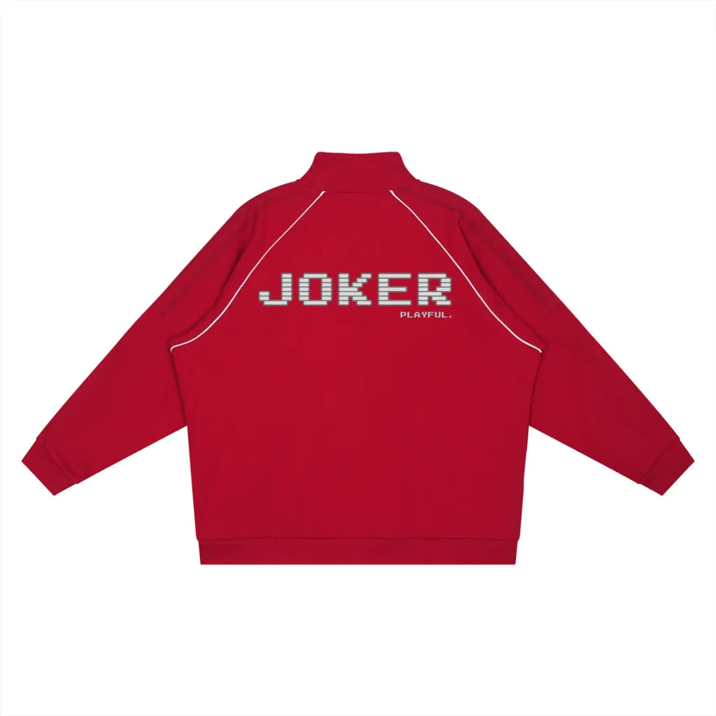 Reflection Striped Raglan Sleeve  Jacket